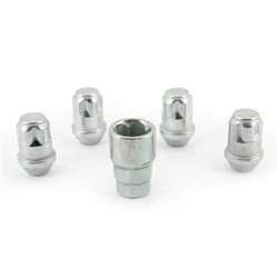 Jeu de antivol de roue H&R M12x1.50 conique - 4 écrous antivol de roues avec adaptateur
