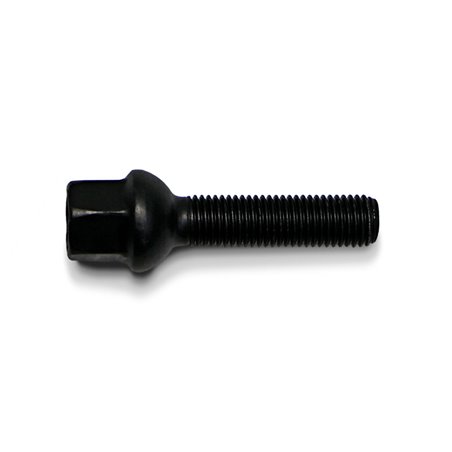 Boulon de roue H&R sphérique R12 M12x1.50 - Longueur 28mm - Noir (p.e. sur mesure pour Mercedes) Boulon de roue H&R sphérique R12 M12x1.50 - Longueur 28mm - Noir (p.e. sur mesure pour Mercedes)