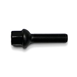 Boulon de roue H&R sphérique R12 M12x1.50 - Longueur 43mm - Noir (p.e. sur mesure pour Mercedes)
