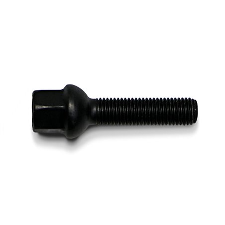 Boulon de roue H&R sphérique R12 M12x1.50 - Longueur 43mm - Noir (p.e. sur mesure pour Mercedes) Boulon de roue H&R sphérique R12 M12x1.50 - Longueur 43mm - Noir (p.e. sur mesure pour Mercedes)