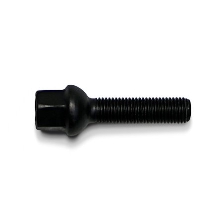 Boulon de roue H&R sphérique R12 M12x1.50 - Longueur 45mm - Noir (p.e. sur mesure pour Mercedes) Boulon de roue H&R sphérique R12 M12x1.50 - Longueur 45mm - Noir (p.e. sur mesure pour Mercedes)