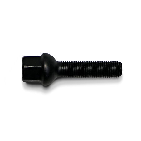 Boulon de roue H&R sphérique R12 M12x1.50 - Longueur 52mm - Noir (p.e. sur mesure pour Mercedes) Boulon de roue H&R sphérique R12 M12x1.50 - Longueur 52mm - Noir (p.e. sur mesure pour Mercedes)