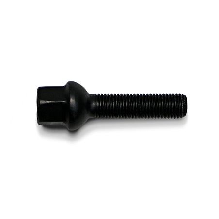 Boulon de roue H&R sphérique R12 M12x1.50 - Longueur 55mm - Noir (p.e. sur mesure pour Mercedes) Boulon de roue H&R sphérique R12 M12x1.50 - Longueur 55mm - Noir (p.e. sur mesure pour Mercedes)