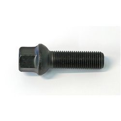 Boulon de roue H&R sphérique R13 M14x1.25 - Longueur 46mm - Noir (version spéciale)