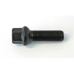 Boulon de roue H&R sphérique R14 M14x1.50 - Longueur 28mm - Noir