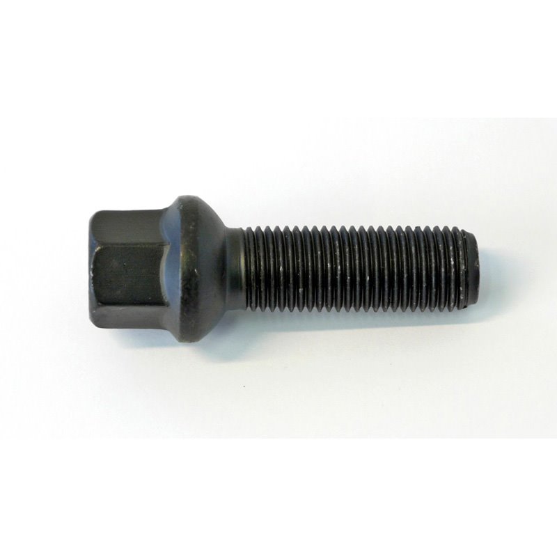 Boulon de roue H&R sphérique R14 M14x1.50 - Longueur 28mm - Noir