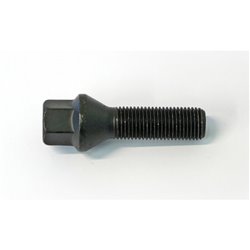 Boulon de roue H&R conique M14x1.50 - Longueur 30mm - Noir