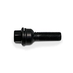 Boulon de roue H&R sphérique avec cône mobile R14 M14x1.50 - Longueur 30mm - Noir (p.e. sur mesure pour Audi Q3, Q5)