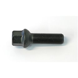 Boulon de roue H&R sphérique R13 M14x1.50 - Longueur 31mm - Noir (sur mesure pour p.e. VAG)