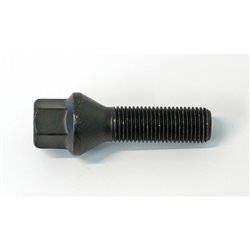 Boulon de roue H&R conique M14x1.50 - Longueur 35mm - Noir