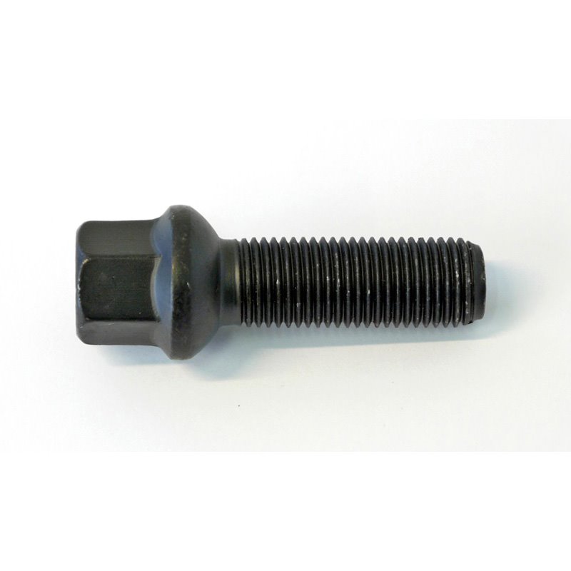 Boulon de roue H&R sphérique R14 M14x1.50 - Longueur 40mm - Noir