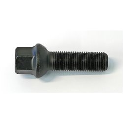 Boulon de roue H&R sphérique R13 M14x1.50 - Longueur 43mm - Noir (sur mesure pour p.e. VAG)