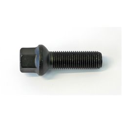 Boulon de roue H&R sphérique R14 M14x1.50 - Longueur 50mm - Noir