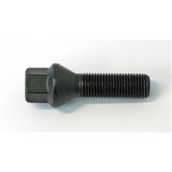 Boulon de roue H&R conique M14x1.50 - Longueur 55mm - Noir