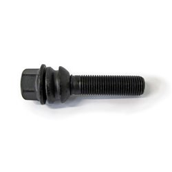 Boulon de roue H&R sphérique avec cône mobile R14 M14x1.50 - Longueur 55mm - Noir