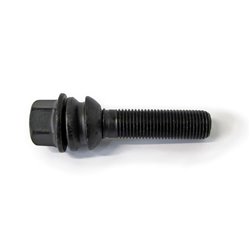 Boulon de roue H&R sphérique avec cône mobile R14 M14x1.50 - Longueur 56mm - Noir