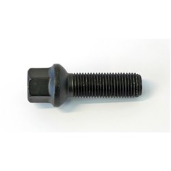 Boulon de roue H&R sphérique R14 M14x1.50 - Longueur 60mm - Noir