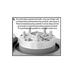 H&R Système-Adapté de Taille DRM 50mm par essieu - Cartouche de boulon 5x100-5x130 - Moyeu 57,1mm->71,6mm - Taille de boulon M14