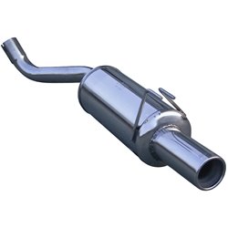 100% Inox Échappement Sport sur mesure pour Alfa Romeo 145 1.4 TS (103cv) 1994-1997 80mm