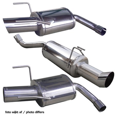 100% Inox Échappement Sport sur mesure pour Alfa Romeo 146 1.9 TD (90cv) 1994-2000 80mm 100% Inox Échappement Sport sur mesure pour Alfa Romeo 146 1.9 TD (90cv) 1994-2000 80mm