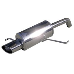 100% Inox Échappement Sport sur mesure pour Alfa Romeo 147 1.6 TS (120cv) 2001- 120x80mm