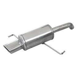 100% Inox Échappement Sport sur mesure pour Alfa Romeo 147 1.9 JTD (120-150cv) 11/2004- 120x80mm (Ø54mm)