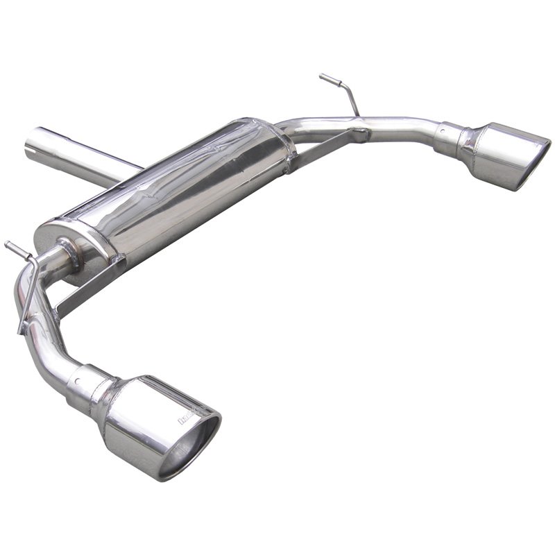 100% Inox Échappement Double sur mesure pour Alfa Romeo Giulietta 1750Tbi (235cv) 2010- 110mm X-Race (Ø60mm)