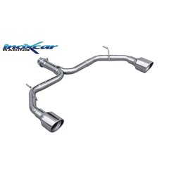 100% Inox Échappement Double sur mesure pour Alfa Romeo Giulietta 1750 Tbi 241cv QV 2014- 1x100mm X-Race