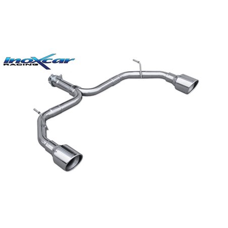 100% Inox Échappement Double sur mesure pour Alfa Romeo Giulietta 1750 Tbi 241cv QV 2014- 1x100mm X-Race