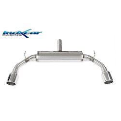 100% Inox Échappement Double sur mesure pour Alfa Romeo Giulietta 1750Tbi Veloce (240cv) 2016- 100mm X-Race (Ø60mm)