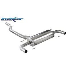 100% Inox Échappement Double sur mesure pour Alfa Romeo Guilia 2.0 200cv 2016- (uniquement avec diffuseur Q4)