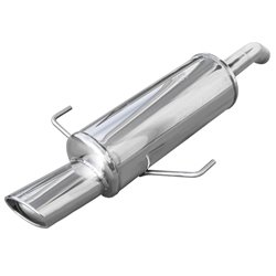 100% Inox Échappement Sport sur mesure pour Alfa Romeo GT 2.0 JTS 2004- 120x80mm