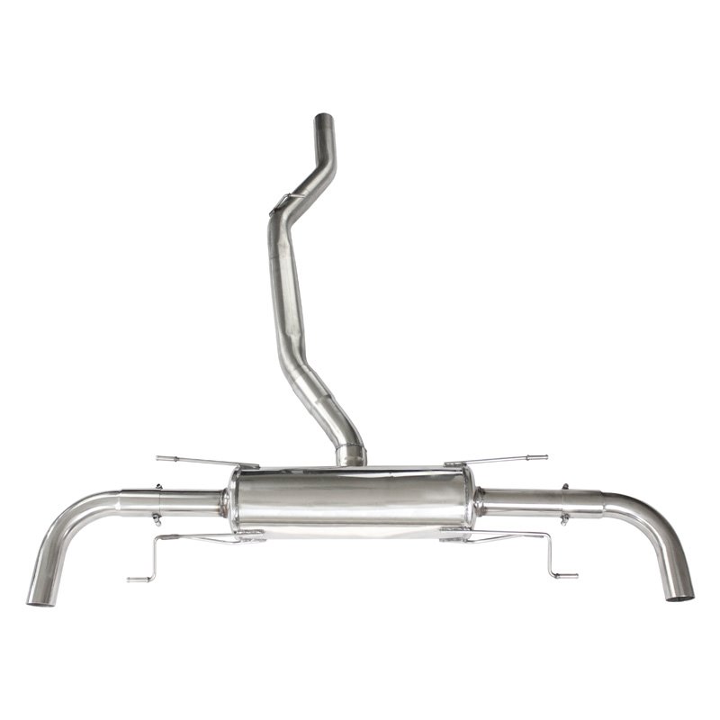 100% Inox Échappement Double sur mesure pour Alfa Romeo Stelvio 2.0 Turbo Q4 (200/280cv) 2017- Droite/Gauche