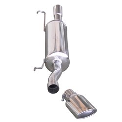 100% Inox Échappement Sport sur mesure pour Audi A3 8L 1.8 (125cv) -2003 120x80mm