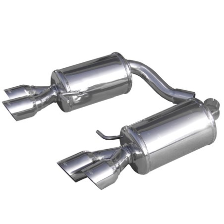 100% Inox Échappement Double sur mesure pour Audi S4 Avant 3.0TFSi Quattro (333cv) 2009- Droite/Gauche 2x80mm Racing