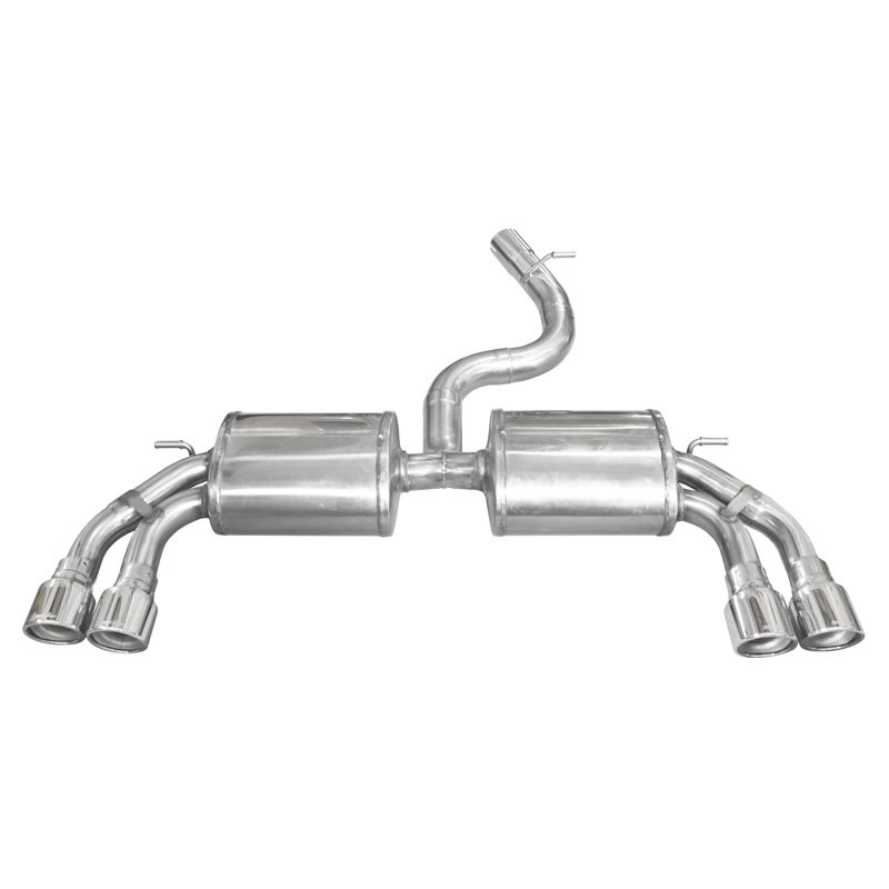 100% Inox Échappement Double sur mesure pour Audi A3 (8V) Sportback S3 2.0i TFSI 300cv 2013- 2x80mm X-Race