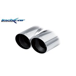 100% Inox Échappement Double sur mesure pour Audi S3 (8V) 2.0 TFSI 300cv 2013- 2x80mm Racing