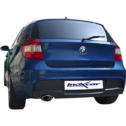 100% Inox Échappement Sport sur mesure pour BMW Série 1 E87 120D 2004- 120x80mm Oblique