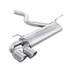 100% Inox Échappement Sport sur mesure pour BMW Série 1 F21 5-portes 2.0 Turbo 125i 218cv 2013- 2x80mm Racing