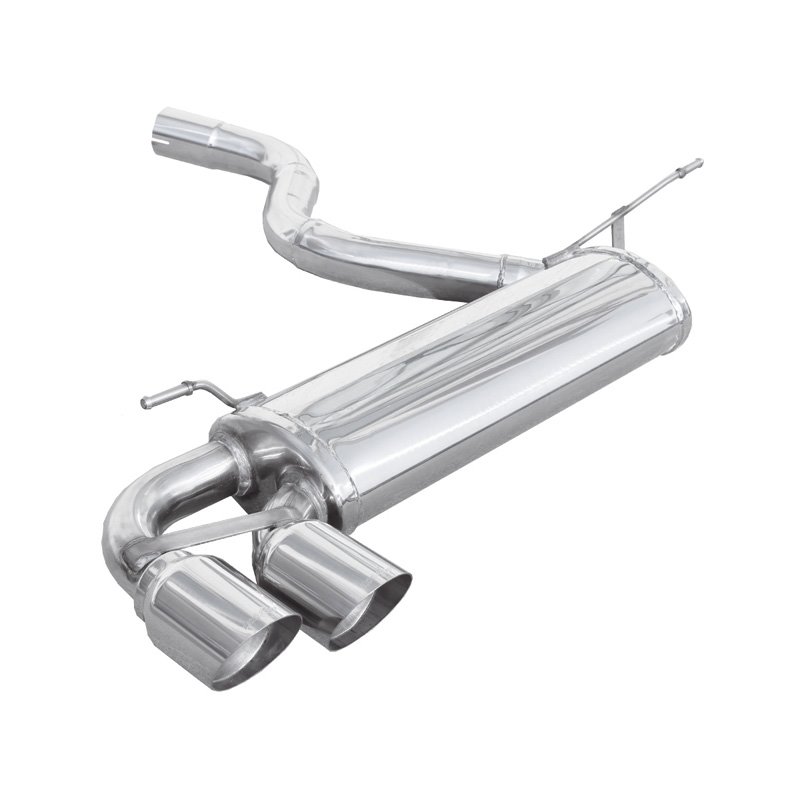 100% Inox Échappement Sport sur mesure pour BMW Série 1 F21 5-portes 2.0 Turbo 125i 218cv 2013- 2x80mm Racing