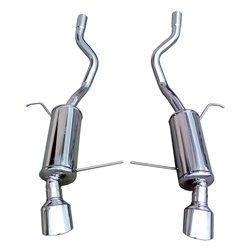 100% Inox Échappement Double sur mesure pour BMW X5 3.0D 2001- Droite/Gauche 120x80mm