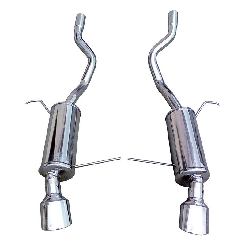 100% Inox Échappement Double sur mesure pour BMW X5 3.0D 2001- Droite/Gauche 120x80mm