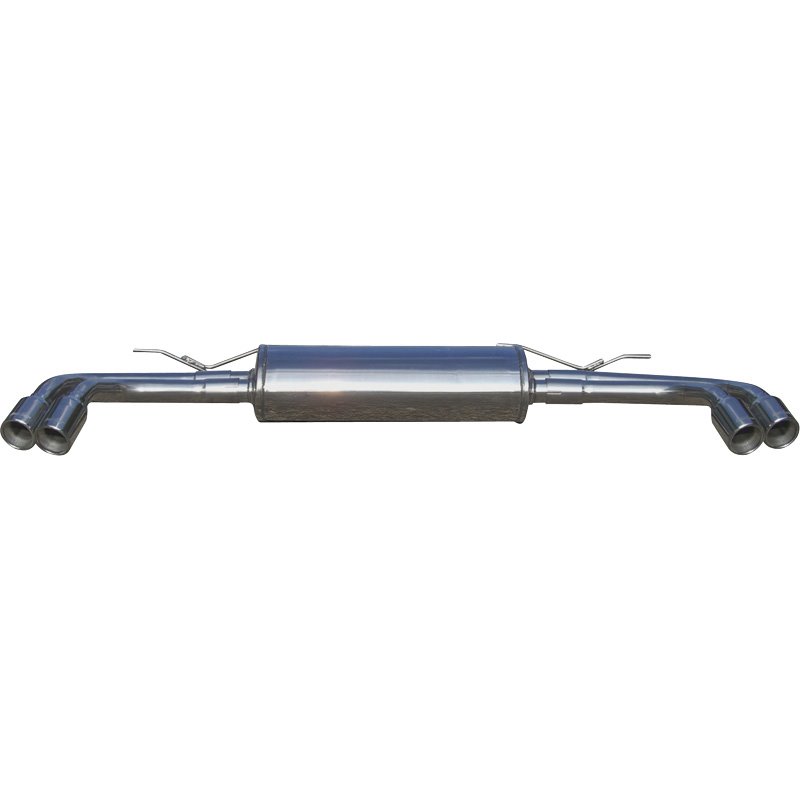 100% Inox Échappement Double sur mesure pour BMW X5 E70 3.0D (235cv) 2007- Droite/Gauche 2x80mm