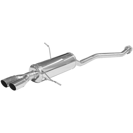 100% Inox Échappement Sport sur mesure pour BMW Z3 Roadster 1.9 140cv 1995-1999 2x60mm Racing