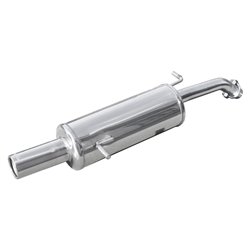 100% Inox Échappement Sport sur mesure pour Citroën C2 1.6 16v VTR (110cv) 2003- 80mm