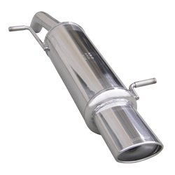 100% Inox Échappement Sport sur mesure pour Citroën C2 1.6 16v VTS (122cv) 2003- 120x80mm