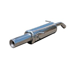 100% Inox Échappement Sport sur mesure pour Citroën C2 1.6 16v VTS (122cv) 2003- 80mm