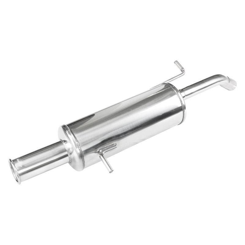 100% Inox Échappement Sport sur mesure pour Citroën C2 1.6 16V VTS 125cv 2003- Ø 45 1x76mm Retro Style