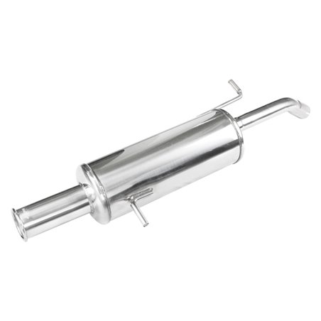 100% Inox Échappement Sport sur mesure pour Citroën C2 1.6 16V VTS 125cv 2003- Ø 45 1x76mm Retro Style