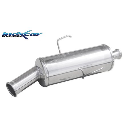 100% Inox Échappement Sport sur mesure pour Citroën Saxo 1.6 16v VTS 118cv 1999- 1x76mm Retro Style